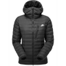 Mountain Equipment Earthrise Hooded Women's Jacket Outdoor Action Black- Front