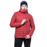 Mountain Equipment Earthrise Hooded Women's Jacket Outdoor Action Rosewood - Chest Pocket