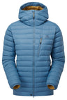 Mountain Equipment Earthrise Hooded Women's Jacket Outdoor Action Stellar Blue- Front