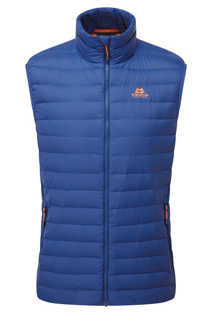 Mountain Equipment Earthrise Men's Vest Outdoor Action Admiral Blue- Front