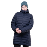 Mountain Equipment Earthrise Women's Parka Outdoor Action Cosmos- Elastane bound cuffs