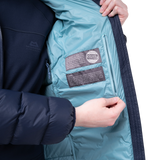 Mountain Equipment Earthrise Women's Parka Outdoor Action Cosmos - Inner Zipped Security Pocket