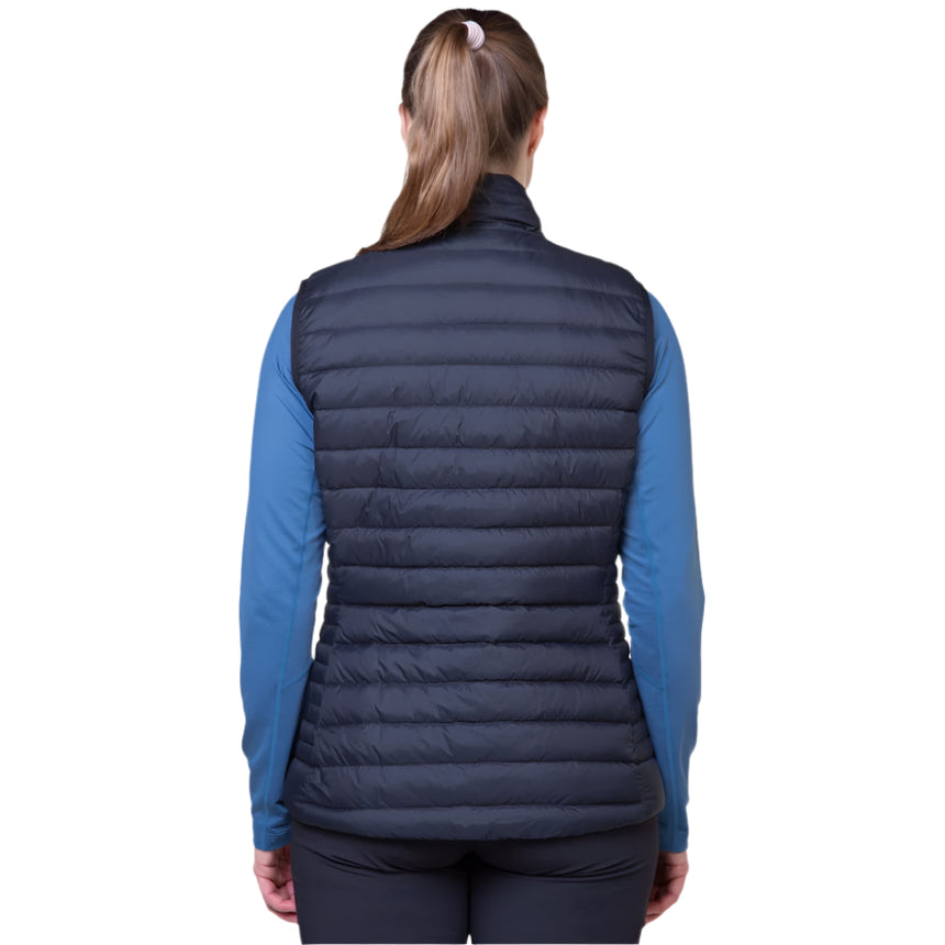 Mountain Equipment Earthrise Women's Vest Outdoor Action Black- Back Fit