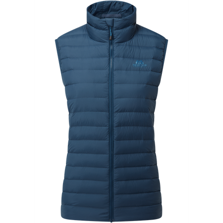Mountain Equipment Earthrise Women's Vest Outdoor Action Majolica Blue- Front