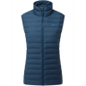 Mountain Equipment Earthrise Women's Vest Outdoor Action Majolica Blue- Front