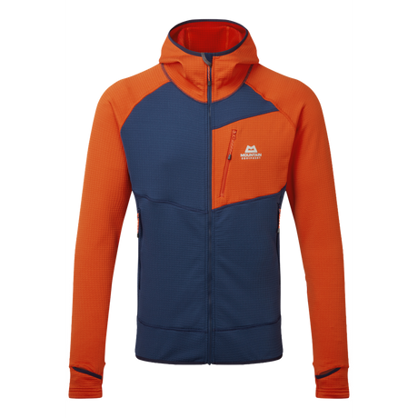 Mountain Equipment Eclipse Hooded Men's Jacket Outdoor Action Medieval/Cardinal- Front