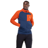 Mountain Equipment Eclipse Hooded Men's Jacket Outdoor Action Medieval/Cardinal- Hand Pocket