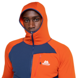 Mountain Equipment Eclipse Hooded Men's Jacket Outdoor Action Medieval/Cardinal- Hood