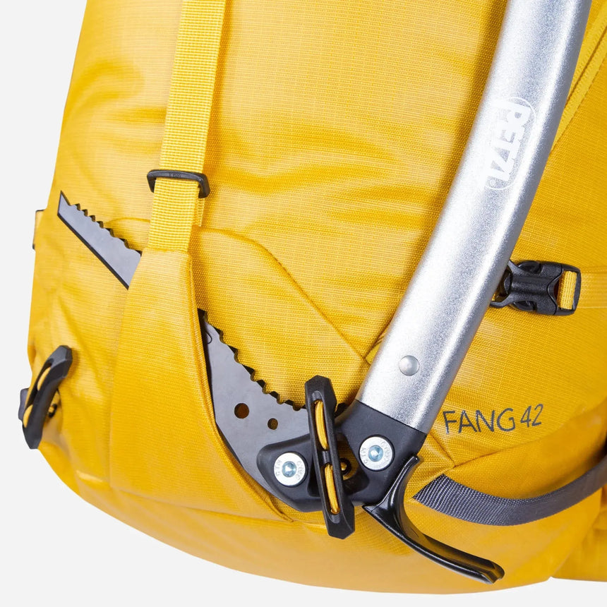 Mountain Equipment Fang 42+ Backpack Outdoor Action Sulphur- Axe Toggle
