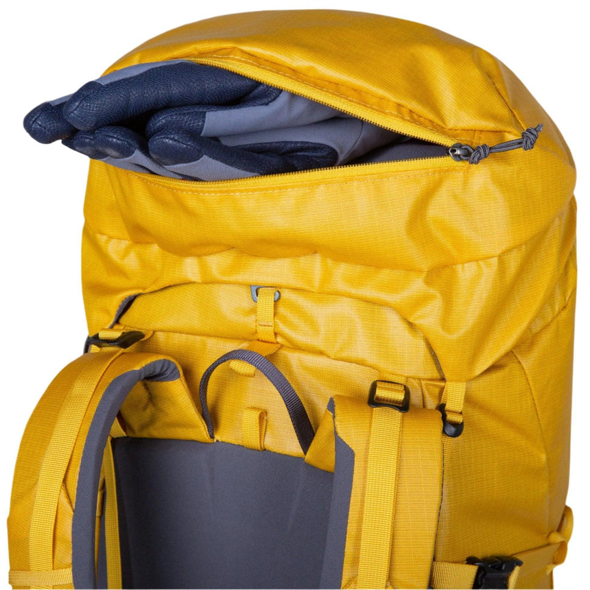 Mountain Equipment Fang 42+ Backpack Outdoor Action Sulphur - Lid Pocket