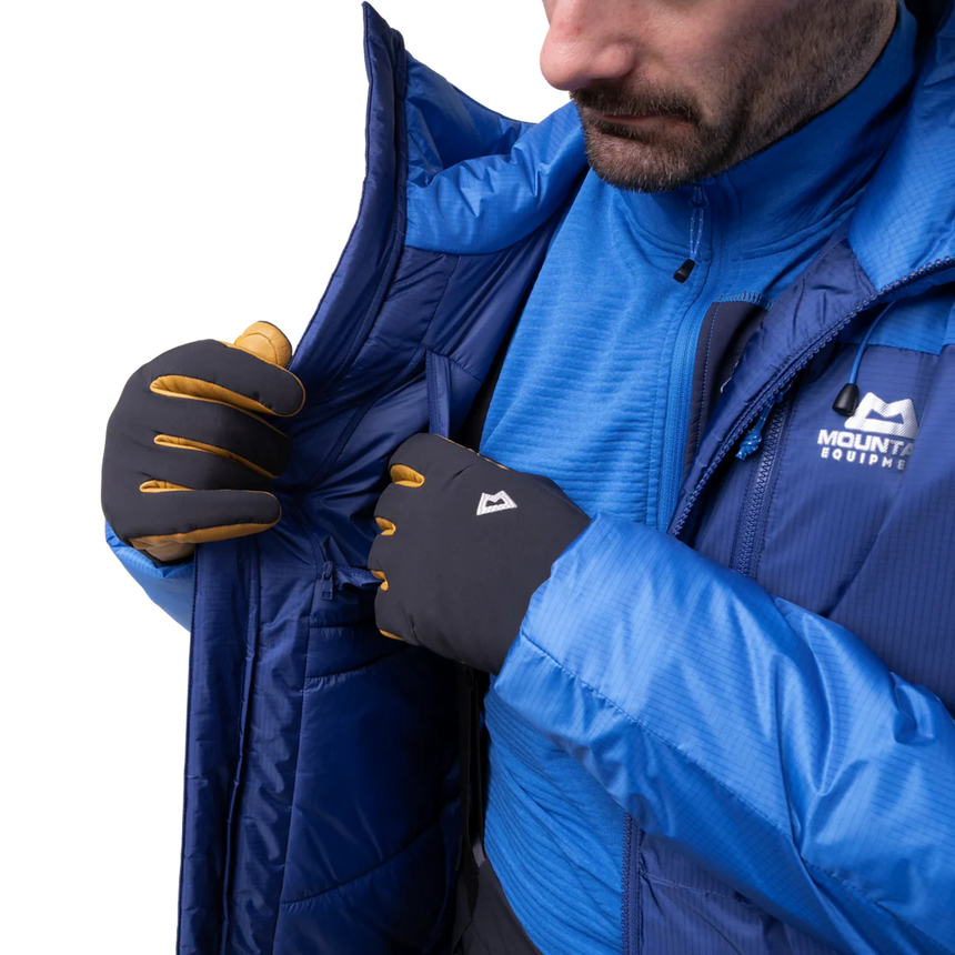 Mountain Equipment Fitzroy Men's Jacket Outdoor Action Admiral/Atlantic- Inner Zipped Pocket