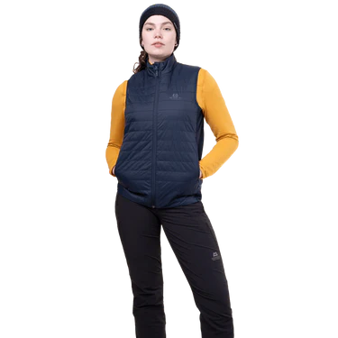 Mountain Equipment Fractal Women's Vest Outdoor Action Cosmos- 2 Zipped Hand Warmer Pockets