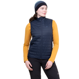 Mountain Equipment Fractal Women's Vest Outdoor Action Cosmos- Front Fit