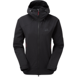 Mountain Equipment Frontier Hooded Women's Jacket Outdoor Action Black- Front