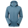 Mountain Equipment Frontier Hooded Women's Jacket Outdoor Action Indian Teal- Front
