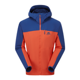 Mountain Equipment Frontier Men's Jacket Outdoor Action Red Rock/Admiral Blue- Front
