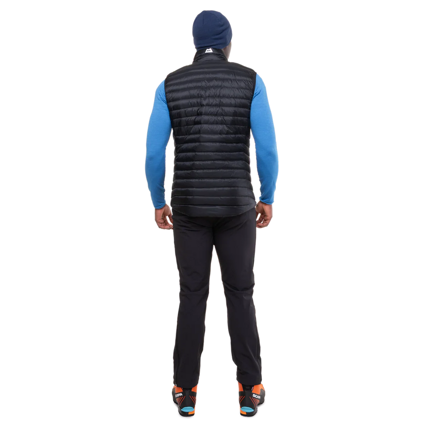 Mountain Equipment Frostline Men's Vest Outdoor Action Admiral Blue- Full Back Fit