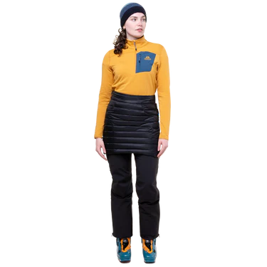 Mountain Equipment Frostline Women's Skirt Outdoor Action Black- Front Fit on Model