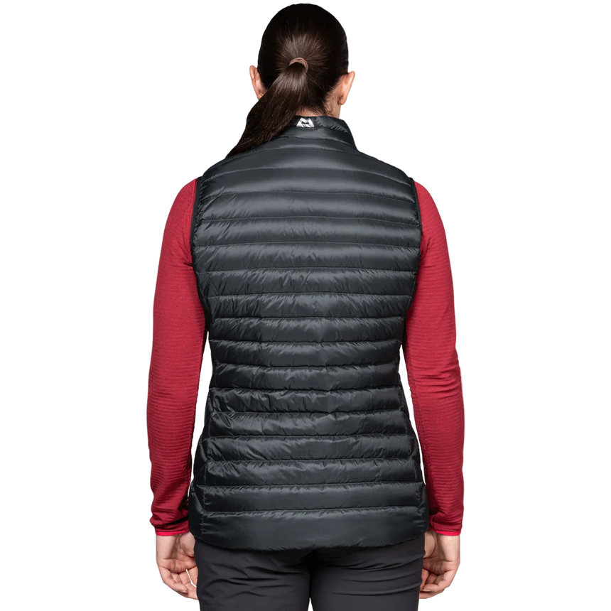 Mountain Equipment Frostline Women's Vest Outdoor Action Black- Back fit