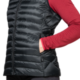 Mountain Equipment Frostline Women's Vest Outdoor Action Black- Hand Pocket