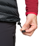 Mountain Equipment Frostline Women's Vest Outdoor Action Black- Hem Drawcord