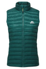 Mountain Equipment Frostline Women's Vest Outdoor Action Deep Teal- Front