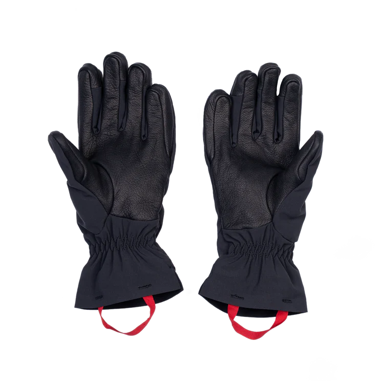 Mountain Equipment G2 Alpine Women's Gloves Outdoor Action Black/Black- Goatskin leather palm