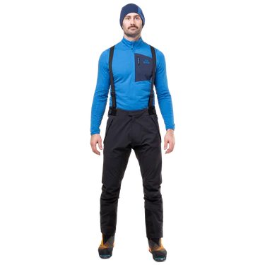 Mountain Equipment G2 Mountain Men's Pant Outdoor Action Black- Front Fit on Model