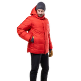 Mountain Equipment Gasherbrum Men's Jacket Outdoor Action Chili Red- 2 Zipped Hand Warmer Pockets