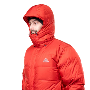 Mountain Equipment Gasherbrum Men's Jacket Outdoor Action Chili Red- Super Alpine HC Hood