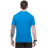 Mountain Equipment Headpoint Men's Tee Outdoor Action Atlantic Blue- Back Fit