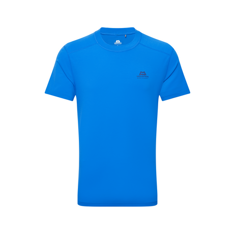 Mountain Equipment Headpoint Men's Tee Outdoor Action Atlantic Blue- Front