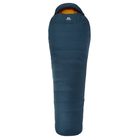 Mountain Equipment Helium 250 Sleeping Bag (1°C/34°F) Outdoor Action Majolica Blue- Full Length