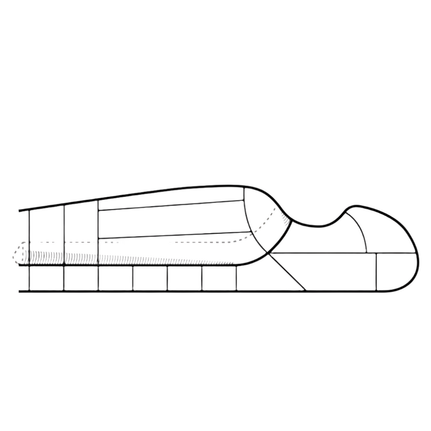 Mountain Equipment Helium GT 250 Sleeping Bag Anvil Grey- Mid-level Side Seams