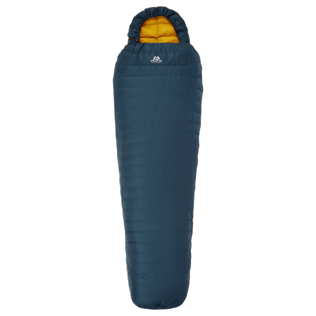 Mountain Equipment Helium Solo Sleeping Bag Outdoor Action Majolica Blue- full length