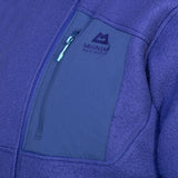 Mountain Equipment Highpile Women's Jacket Outdoor Action Amethyst/Medieval Blue- Chest Pocket