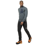 Mountain Equipment Ibex Mountain Men's Pant Outdoor Action Black- Front Fit on Model