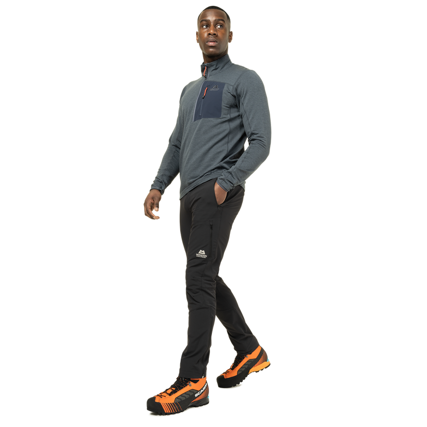 Mountain Equipment Ibex Mountain Men's Pant Outdoor Action Black- Zipped Hand Pocket