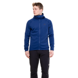 Mountain Equipment Jorasses Hooded Men's Jacket Outdoor Action Admiral Blue- Front Fit