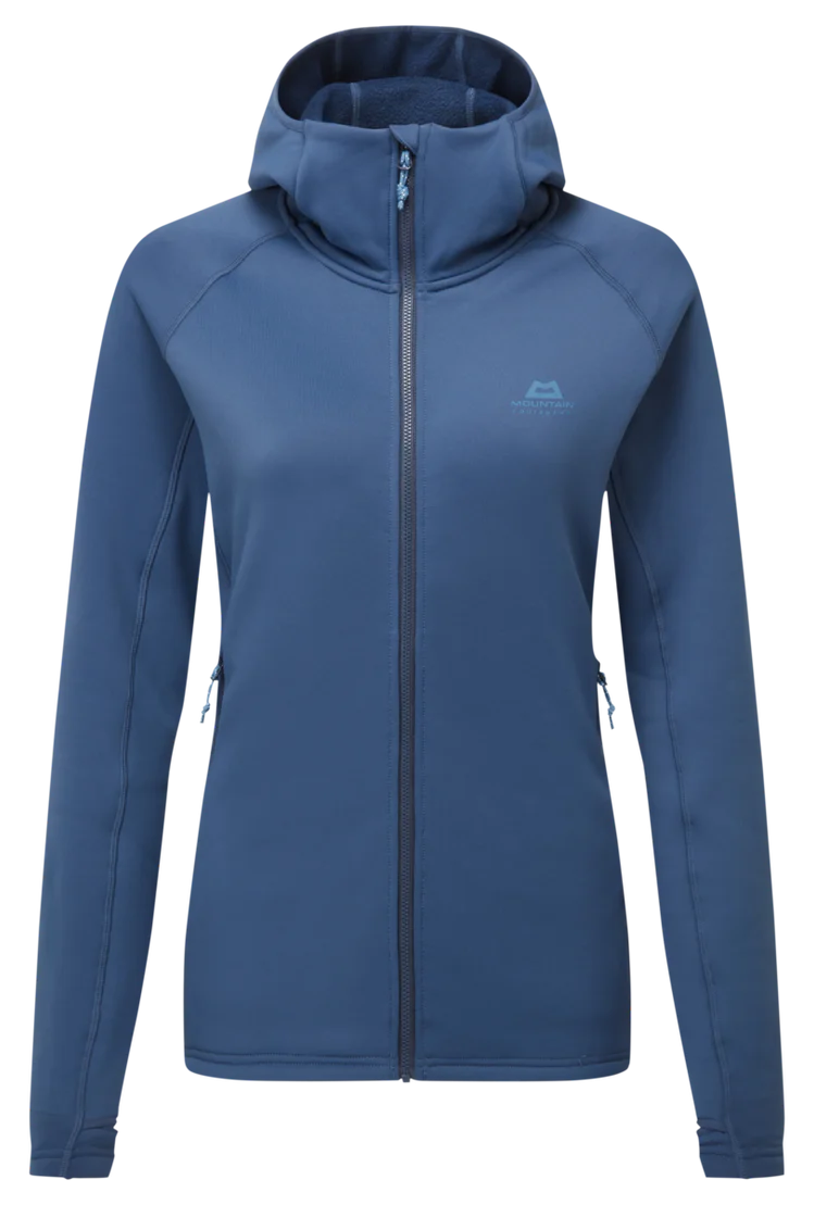 Mountain Equipment Jorasses Hooded Women's Jacket Outdoor Action Dusk- Front