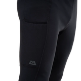 Mountain Equipment Jorasses Lite Men's 3/4 Tight Outdoor Action Black- Elastane-bound drop pocket