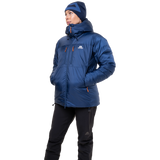 Mountain Equipment Kryos Women's Jacket Outdoor Action Admiral Blue- 2-zipped Handwarmer Pockets