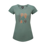 Mountain Equipment Leaf Women's Tee Outdoor Action Sage- Front
