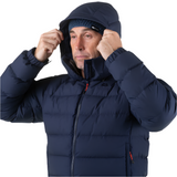 Mountain Equipment Lightline Eco Men's Jacket Outdoor Action Cosmos-   Hood Up