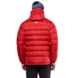Mountain Equipment Lightline Men's Jacket Outdoor Action Chili Red- Back fit on Model