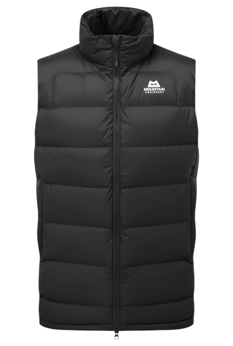 Mountain Equipment Lightline Men's Vest Outdoor Action Black- Front
