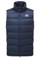 Mountain Equipment Lightline Men's Vest Outdoor Action Navy- Front