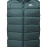 Mountain Equipment Lightline Men's Vest Outdoor Action Pine- Front