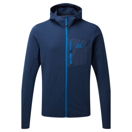 Mountain Equipment Lumiko Hooded Men's Jacket Outdoor Action Medieval Blue - Front