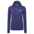 Mountain Equipment Lumiko Hooded Women's Jacket Outdoor Action Amethyst/Medieval- Front